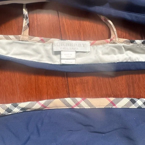 Burberry Navy and Beige Bikini Set - Picture 2 of 2